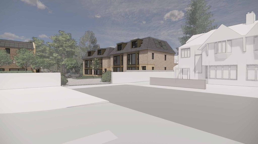 3. Revised Proposal Changes To The Glen View Of Entrance From The Glen