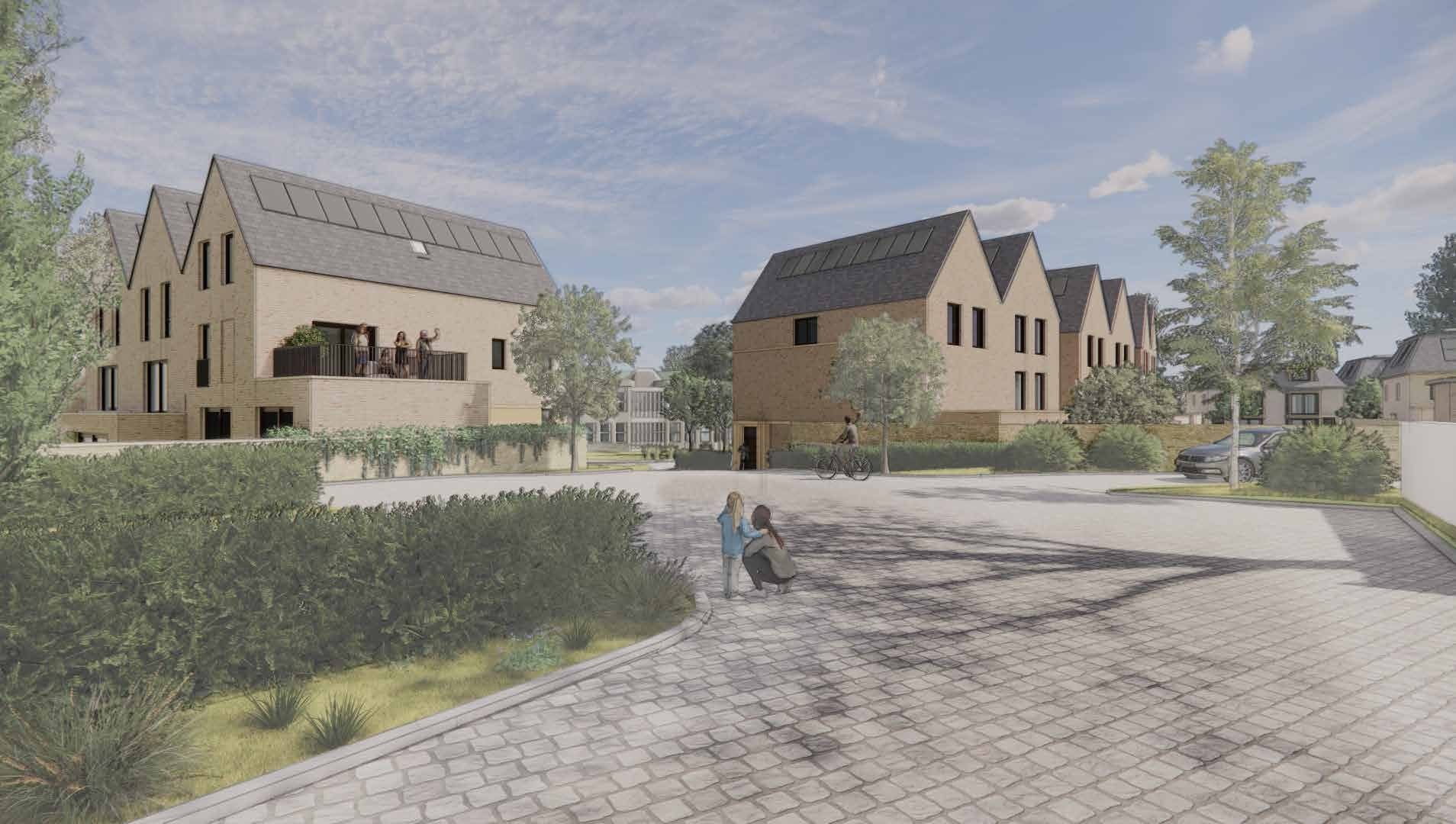 4. Next Steps Main Image Illustration Showing View From Main Entrance Off Westbury Park