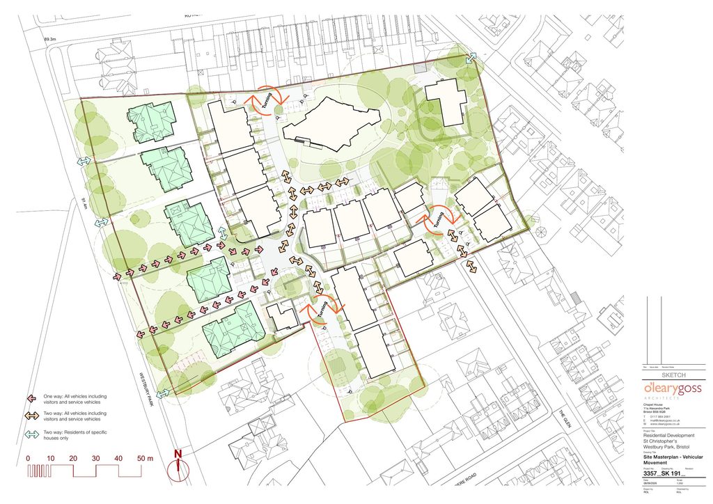 Vehicle Access Plan Showing Vehicle Access
